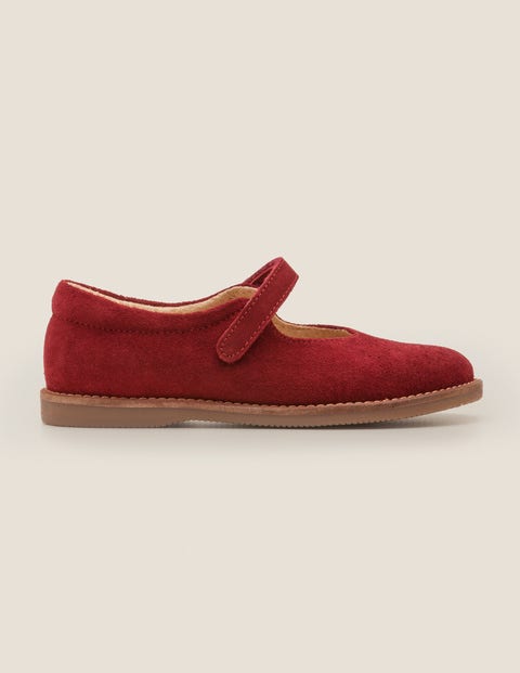 Spangenschuhe Aus Leder - Brombeerrot Spangenschuhe Aus Leder - Brombeerrot