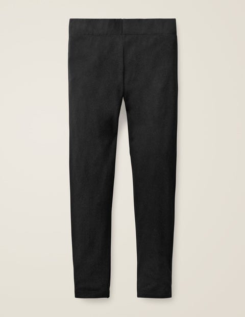 Einfarbige Leggings - Schwarz Einfarbige Leggings - Schwarz