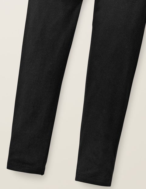 Einfarbige Leggings - Schwarz Einfarbige Leggings - Schwarz