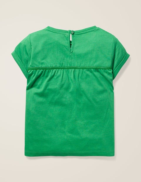 Top En Jersey Avec Étoiles Brodées - Vert asperge Top En Jersey Avec Étoiles Brodées - Vert asperge