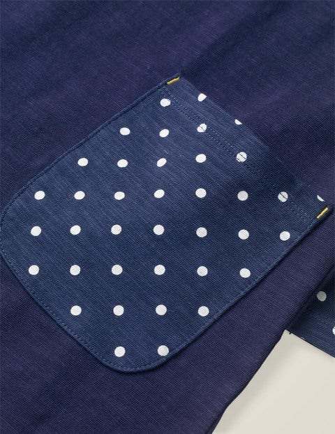 Fun Pocket Jersey Dress - College Blue/Spot Fun Pocket Jersey Dress - College Blue/Spot