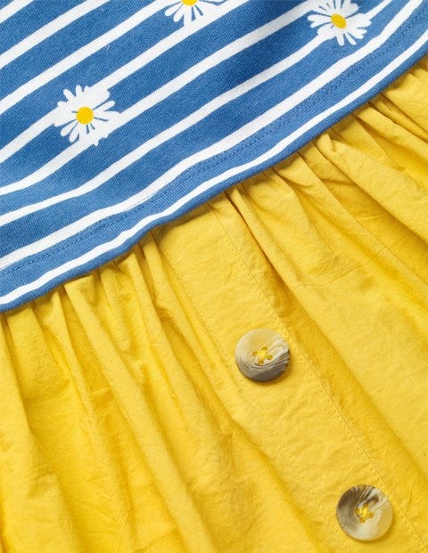 Hotchpotch Dress - Elizabethan Blue/Ivory Daisies Hotchpotch Dress - Elizabethan Blue/Ivory Daisies