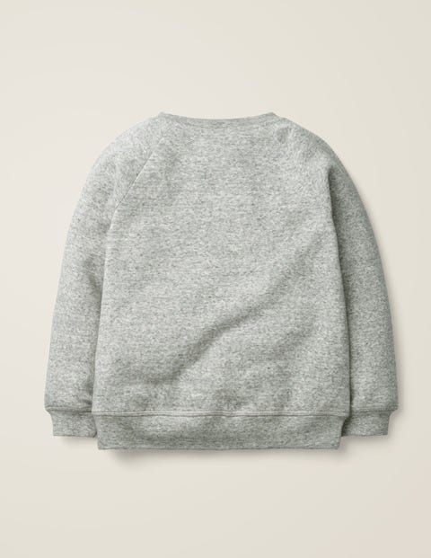 Printed Pet Pals Sweatshirt - Grey Marl Bunny Printed Pet Pals Sweatshirt - Grey Marl Bunny