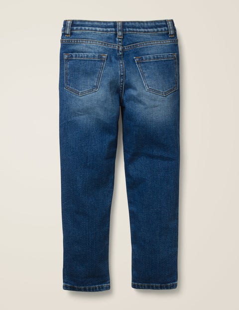Jeans Mit Schmaler Passform - Mittleres Vintageblau Jeans Mit Schmaler Passform - Mittleres Vintageblau