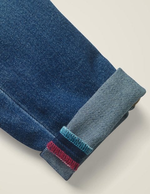 Jeans Mit Schmaler Passform - Mittleres Vintageblau Jeans Mit Schmaler Passform - Mittleres Vintageblau