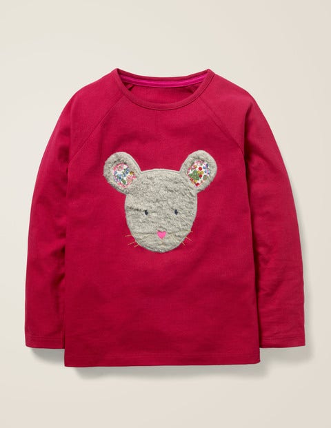 Animal Face T-Shirt - Bramble Red Mouse Animal Face T-Shirt - Bramble Red Mouse