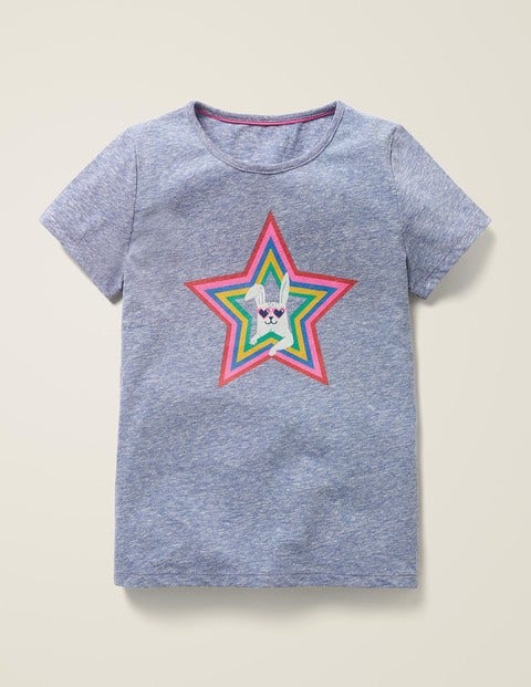 Funky Pets T-Shirt - College Blue Bunny Funky Pets T-Shirt - College Blue Bunny