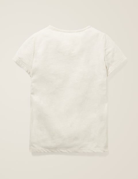 T-Shirt Mit Lustigen Tieren - Naturweiß, Regenbogen, Häschen T-Shirt Mit Lustigen Tieren - Naturweiß, Regenbogen, Häschen
