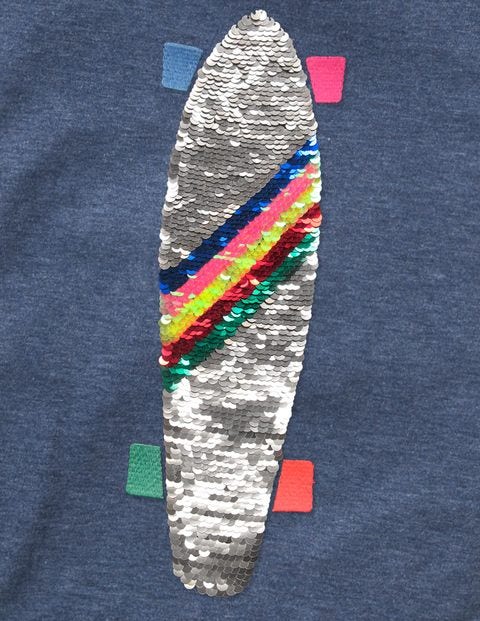 Colour-Change T-Shirt - College Blue Skateboard Colour-Change T-Shirt - College Blue Skateboard