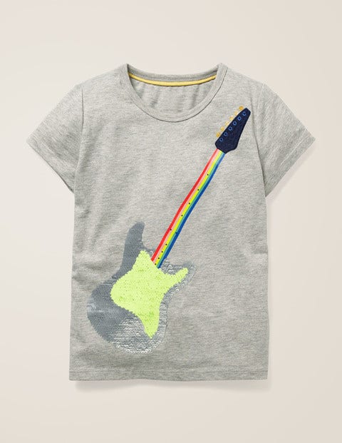 Colour-Change T-Shirt - Grey Marl Guitar Colour-Change T-Shirt - Grey Marl Guitar