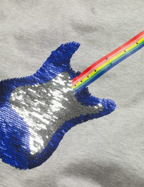 Colour-Change T-Shirt - Grey Marl Guitar Colour-Change T-Shirt - Grey Marl Guitar
