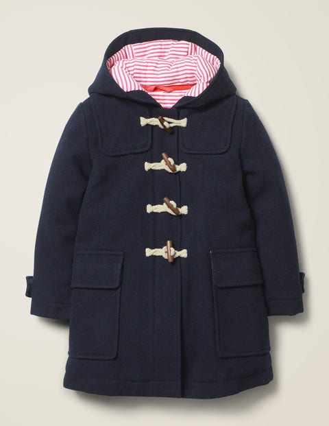 girls pink duffle coat