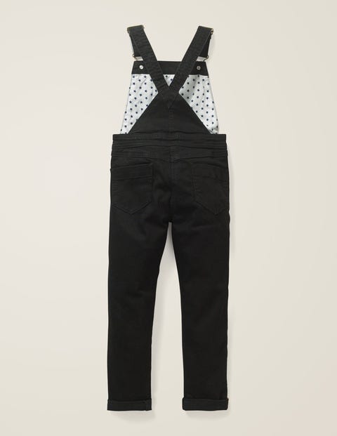 Skinny Fit Dungarees - Black Denim Skinny Fit Dungarees - Black Denim
