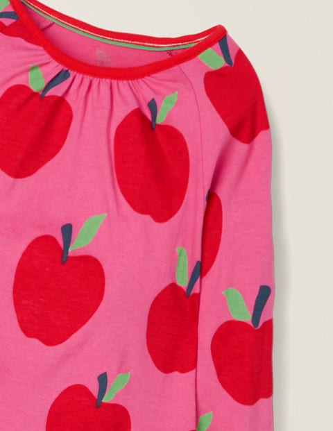 Printed Tunic - Pink Sorbet Apples Printed Tunic - Pink Sorbet Apples