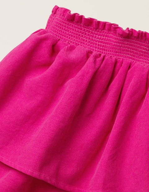 Smocked Woven Skirt - Pink Sorbet Smocked Woven Skirt - Pink Sorbet