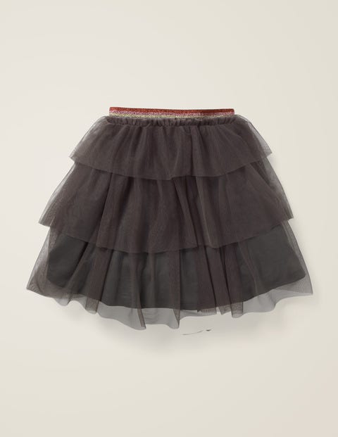 Tiered Tulle Party Skirt - Night Owl Grey Tiered Tulle Party Skirt - Night Owl Grey