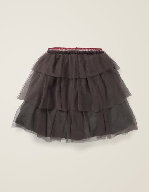 Tiered Tulle Party Skirt - Night Owl Grey Tiered Tulle Party Skirt - Night Owl Grey