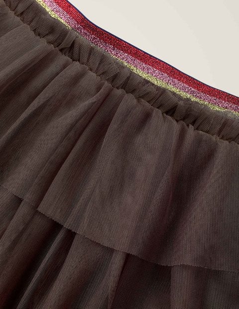 Tiered Tulle Party Skirt - Night Owl Grey Tiered Tulle Party Skirt - Night Owl Grey