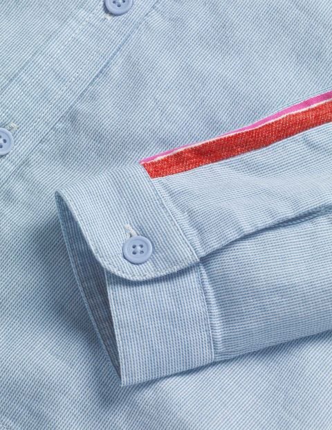 Fun Shirt - Provence Blue Ticking Stripe Fun Shirt - Provence Blue Ticking Stripe