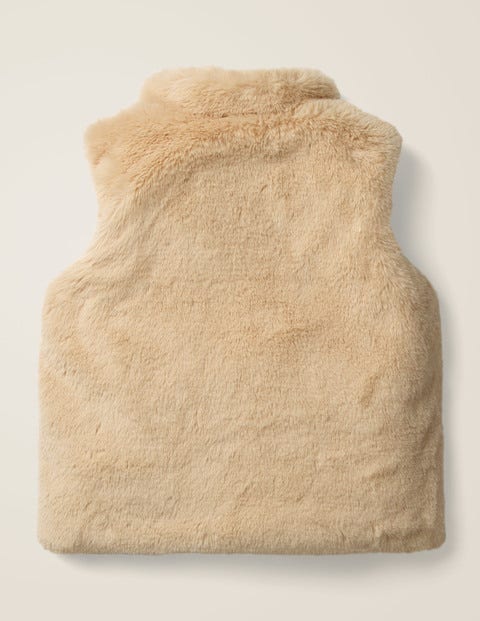 Cosy Embroidered Vest - Natural Cosy Embroidered Vest - Natural