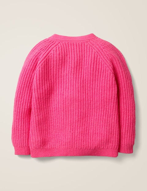 Gilet en maille épaisse - Rose sorbet Gilet en maille épaisse - Rose sorbet