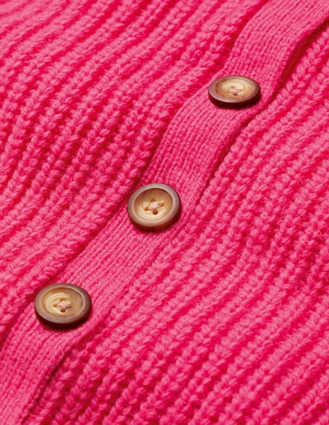 Gilet en maille épaisse - Rose sorbet Gilet en maille épaisse - Rose sorbet