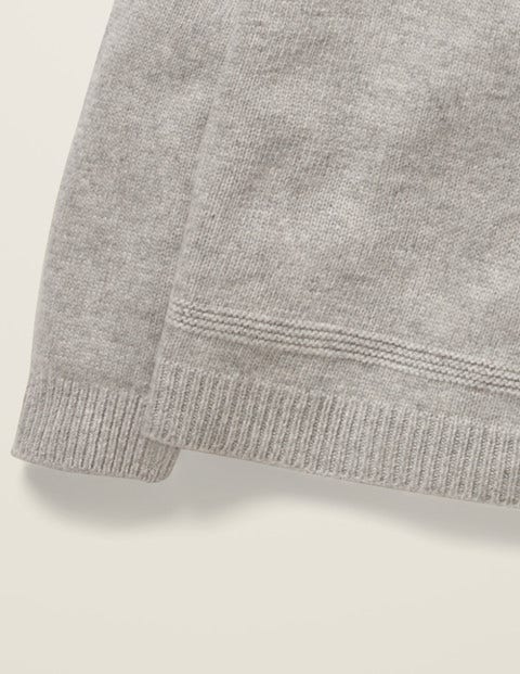 Pull En Maille Texturée - Gris chiné Pull En Maille Texturée - Gris chiné
