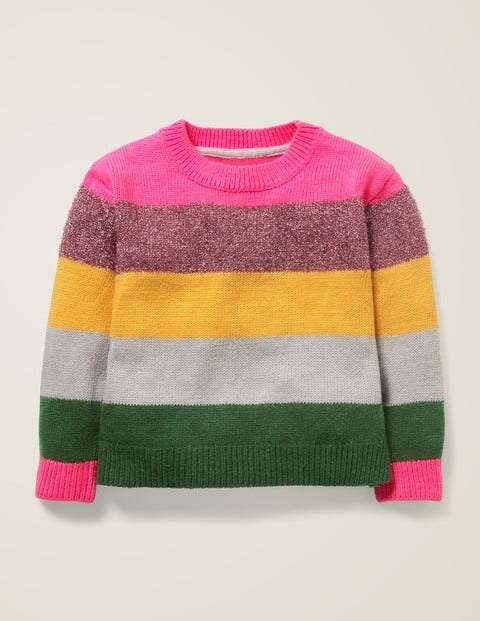 Pullover Mit Strukturiertem Strick Bunt Gestreift Boden De