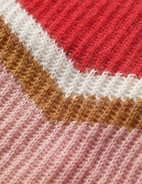 Chevron Stripe Jumper - Chalky Pink Chevron Stripe Jumper - Chalky Pink