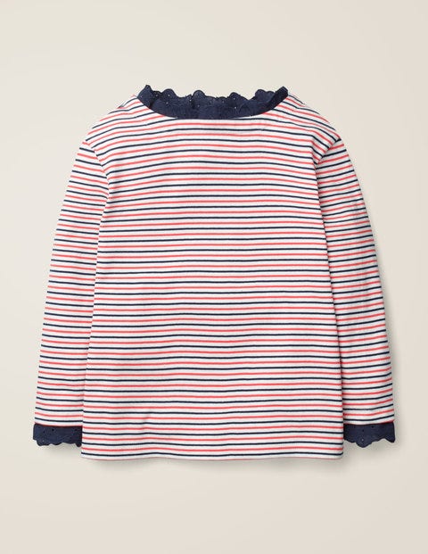 Fun Breton - Ivory/College Blue/Carmine Red Fun Breton - Ivory/College Blue/Carmine Red