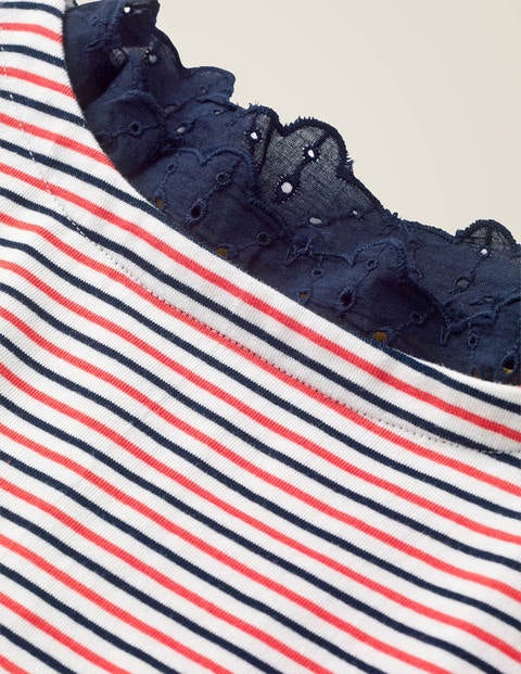 Fun Breton - Ivory/College Blue/Carmine Red Fun Breton - Ivory/College Blue/Carmine Red