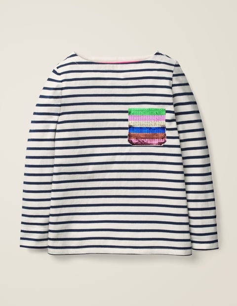 Fun Breton - Ivory/College Blue Fun Breton - Ivory/College Blue