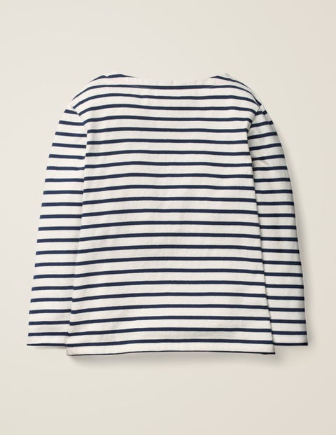 Fun Breton - Ivory/College Blue Fun Breton - Ivory/College Blue
