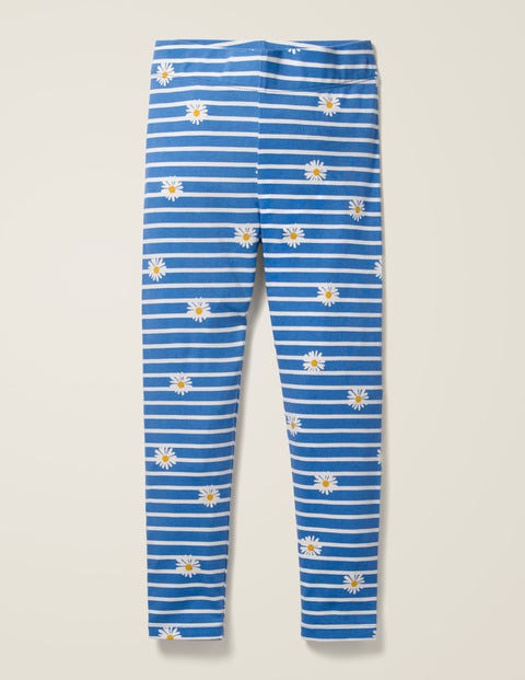 Fun Leggings - Elizabethan Blue/Ivory Daisy Fun Leggings - Elizabethan Blue/Ivory Daisy