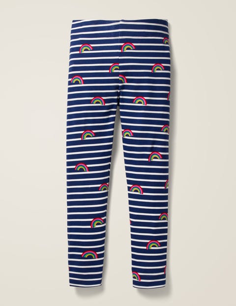 Fun Leggings - College Blue/Ivory Rainbow Fun Leggings - College Blue/Ivory Rainbow