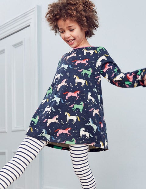 Fröhliche Leggings - Ecru/Schuluniform-Navy Fröhliche Leggings - Ecru/Schuluniform-Navy