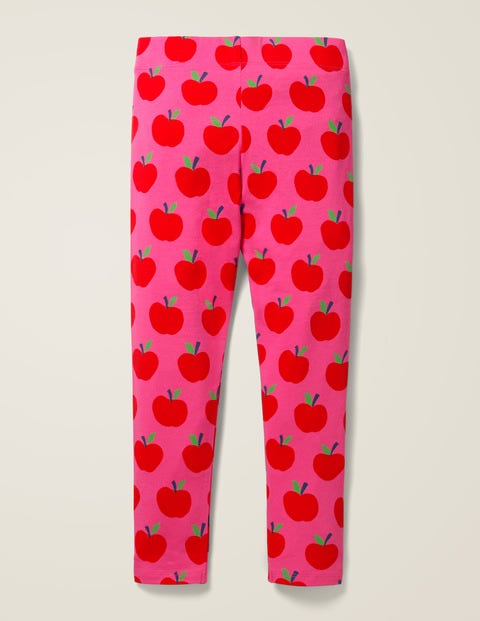 Fröhliche Leggings - Knallrosa, Äpfel Fröhliche Leggings - Knallrosa, Äpfel