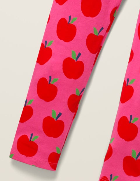 Fun Leggings - Pink Sorbet Apples Fun Leggings - Pink Sorbet Apples