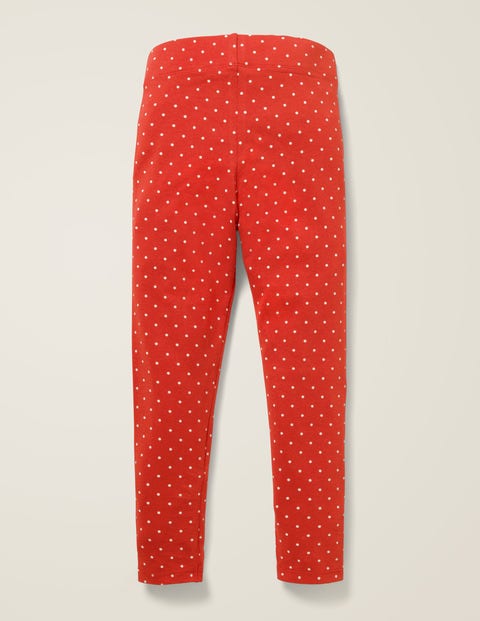 Fröhliche Leggings - Paprikarot/Naturweiß Fröhliche Leggings - Paprikarot/Naturweiß