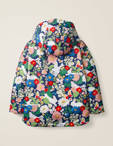 Sherpa-Lined Anorak - College Blue Florabunda Sherpa-Lined Anorak - College Blue Florabunda