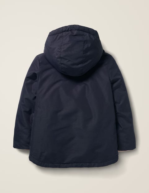Sherpa-Lined Anorak - Navy Unicorns Sherpa-Lined Anorak - Navy Unicorns