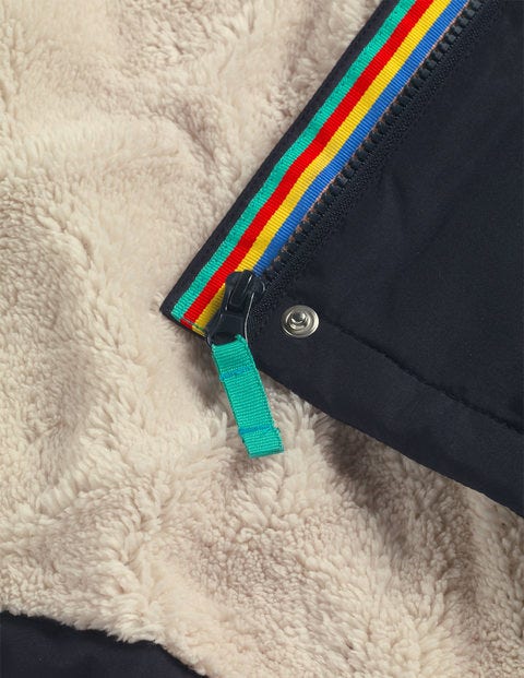 Sherpa-Lined Anorak - Navy Unicorns Sherpa-Lined Anorak - Navy Unicorns
