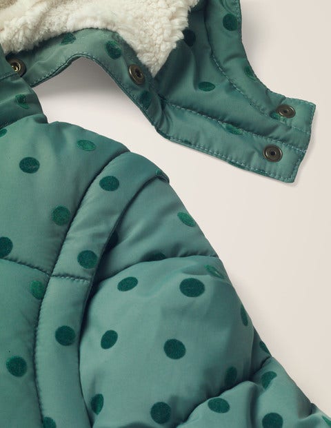 Cosy 2-In-1 Padded Jacket - Camp Green Flock Spot Cosy 2-In-1 Padded Jacket - Camp Green Flock Spot