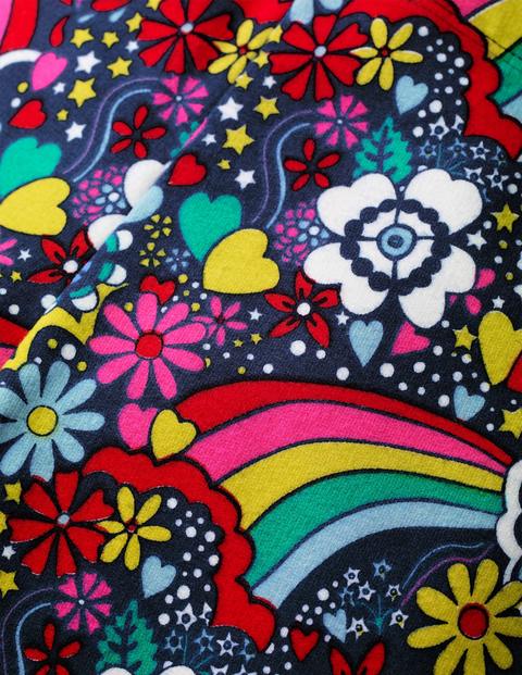 Fun Cosy Leggings - College Blue Sixties Rainbow Fun Cosy Leggings - College Blue Sixties Rainbow