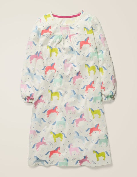 Printed Nightgown - Multi Unicorns