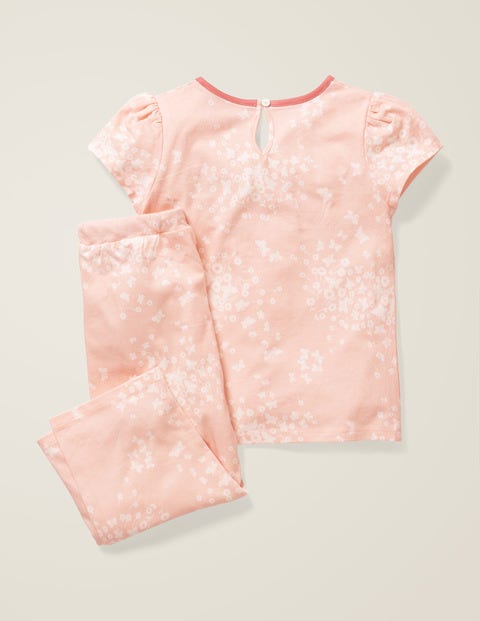 Printed Pyjama Set - Dusty Pink Butterfly Sprig Printed Pyjama Set - Dusty Pink Butterfly Sprig