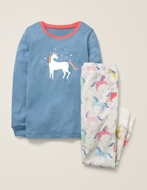 Pyjama Long Cosy - Licornes multi Pyjama Long Cosy - Licornes multi