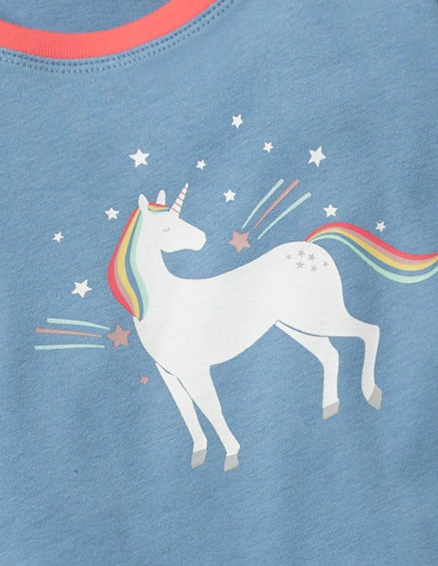 Cosy Long John Pyjamas - Multi Unicorns Cosy Long John Pyjamas - Multi Unicorns