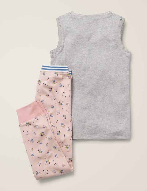 Vest Pyjama Set - Provence Dusty Pink Star Sprig Vest Pyjama Set - Provence Dusty Pink Star Sprig