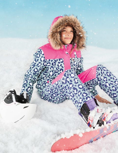 All-Weather Waterproof Jacket - Cloudburst Blue Snow Leopard All-Weather Waterproof Jacket - Cloudburst Blue Snow Leopard